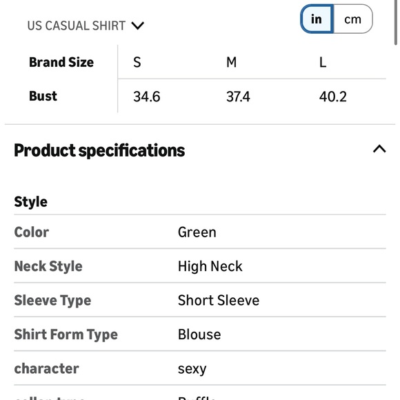 Women's Emerald Green Lace Peplum Top - Picture 4 of 5